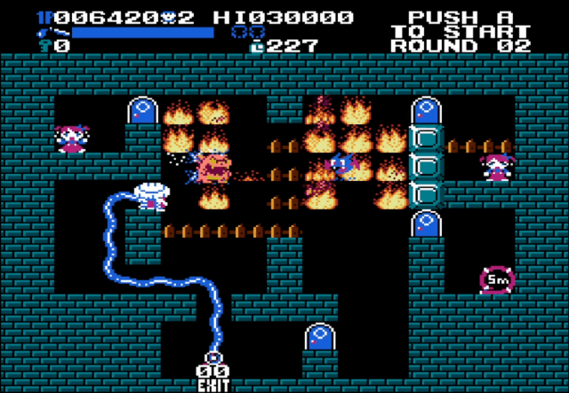 Blazing Rangers screenshot 4 for NES